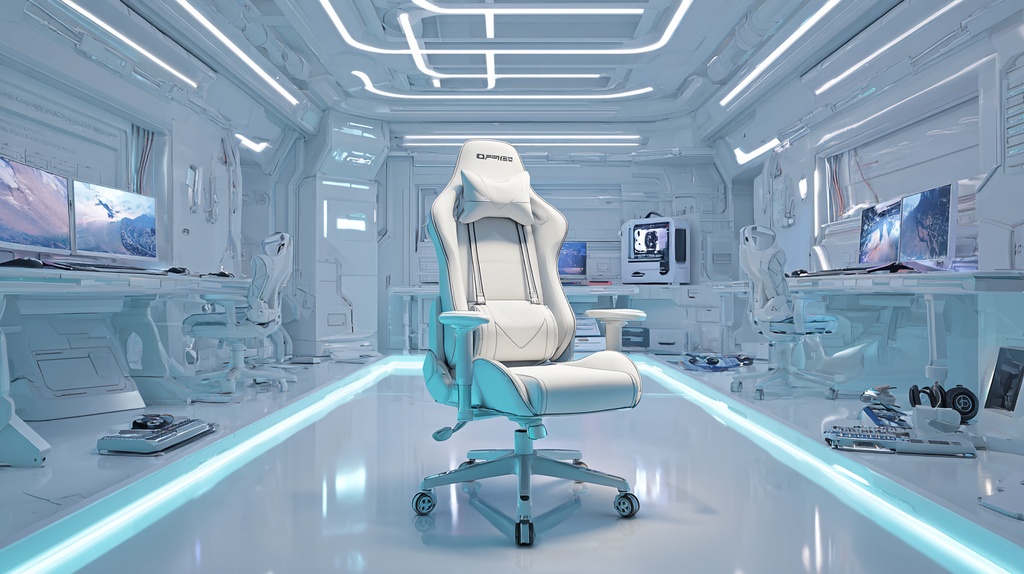 白×水色モチーフのゲーム部屋💙