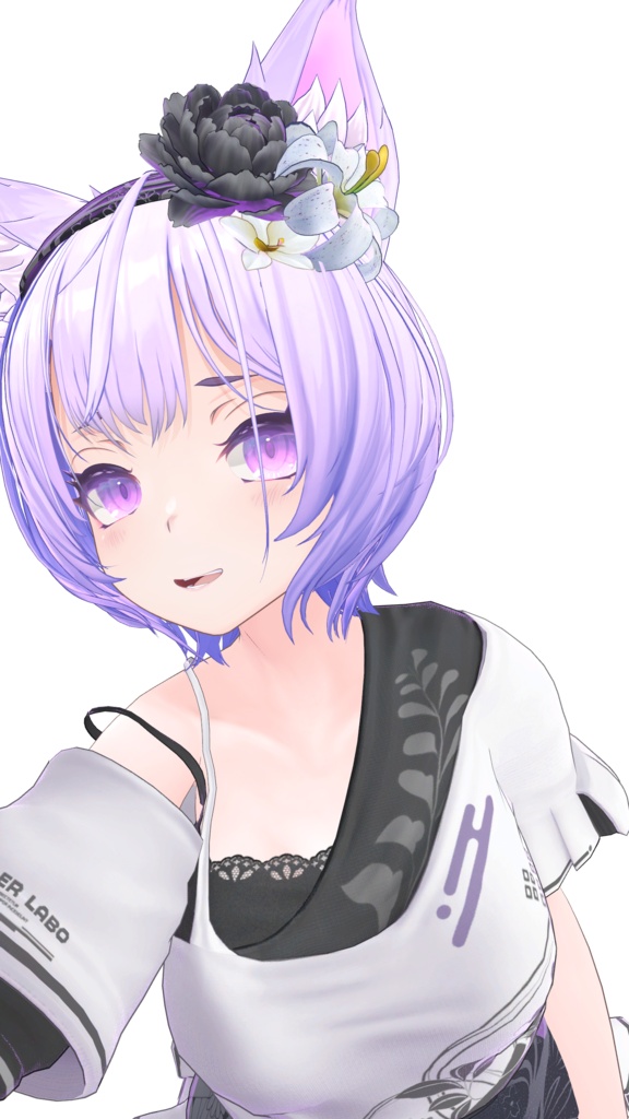 【300円】お手軽!ポン置きFT【紫空 -シア- / 灰禰 -ハイネ-】