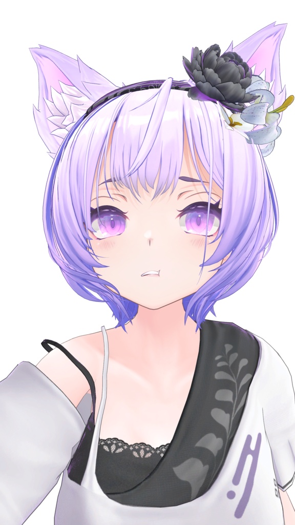 【300円】お手軽!ポン置きFT【紫空 -シア- / 灰禰 -ハイネ-】
