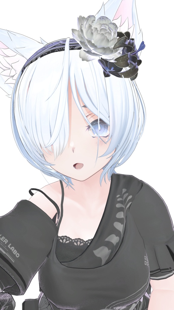 【300円】お手軽!ポン置きFT【紫空 -シア- / 灰禰 -ハイネ-】