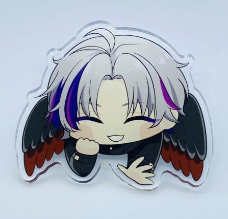 【にじそうさく10】鴉「抱え込むなよ!」アクリルクリップ(非公式)