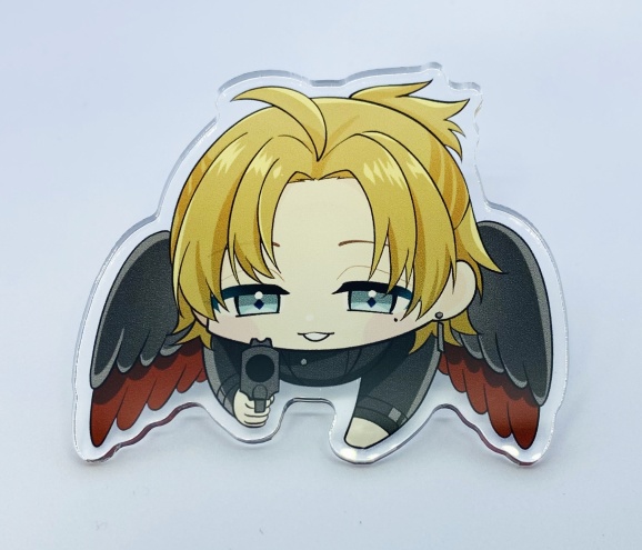 【にじそうさく10】鴉「抱え込むなよ!」アクリルクリップ(非公式)