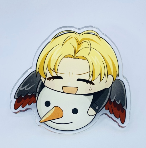 【にじそうさく10】鴉「抱え込むなよ!」アクリルクリップ(非公式)