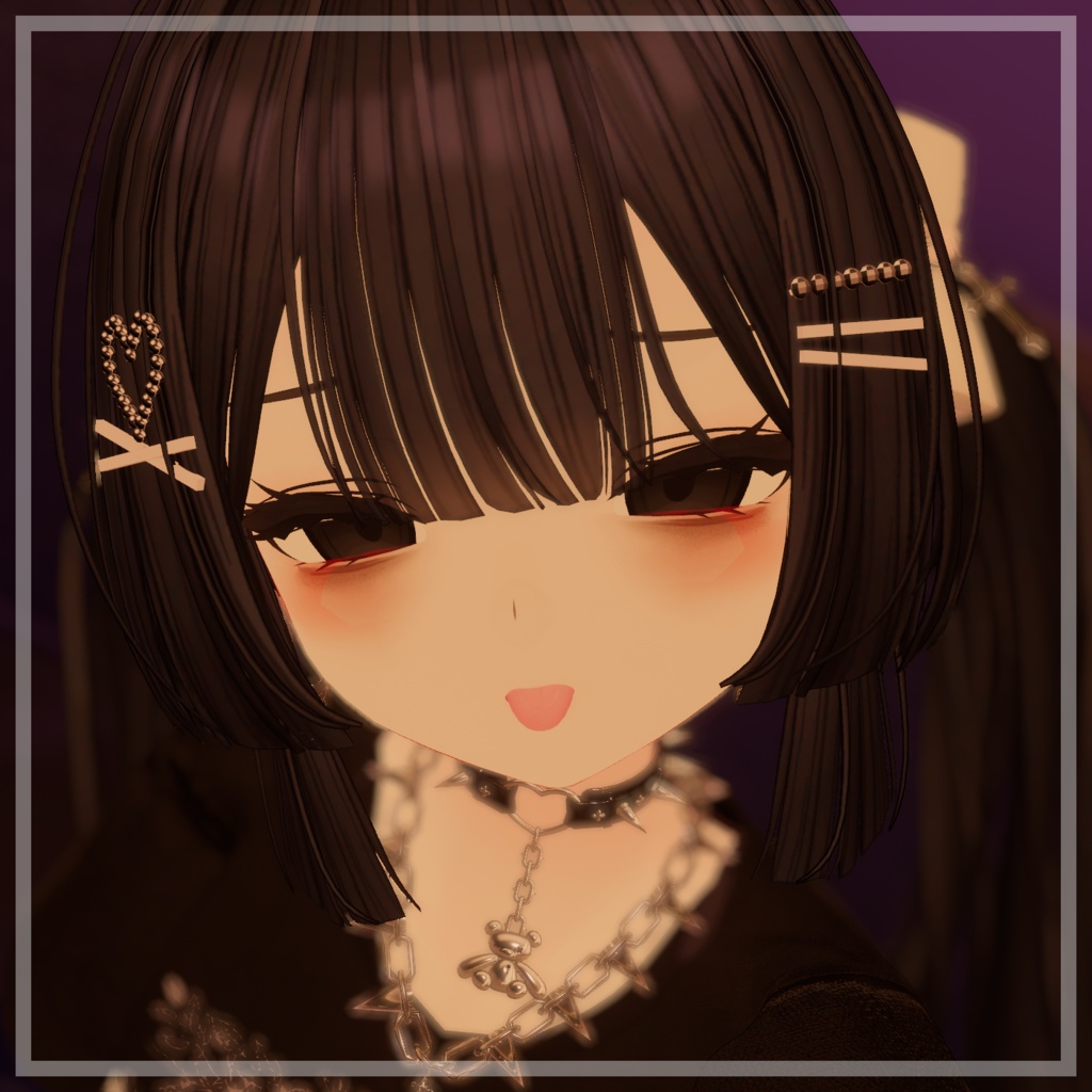 【Free】ルルネ専用 病みメイク 顔+eyeテクスチャ