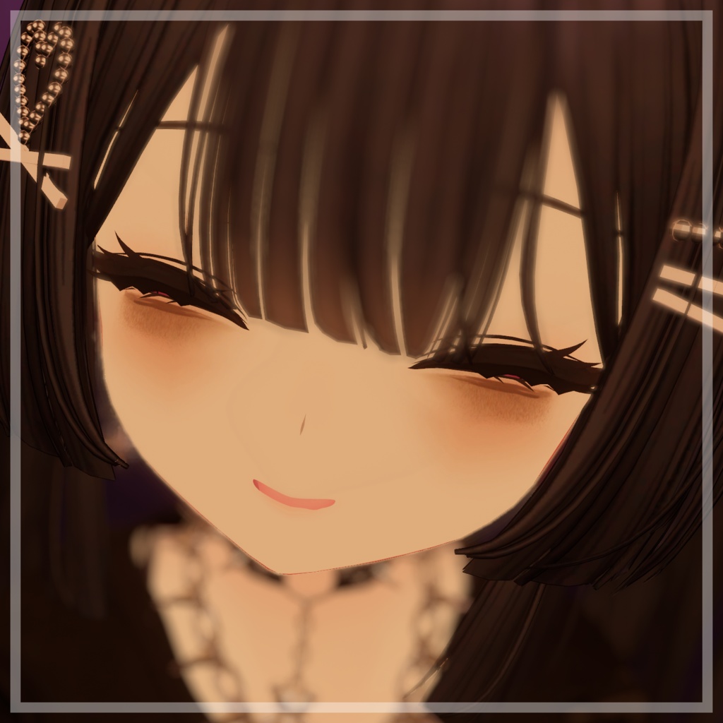 【Free】ルルネ専用 病みメイク 顔+eyeテクスチャ