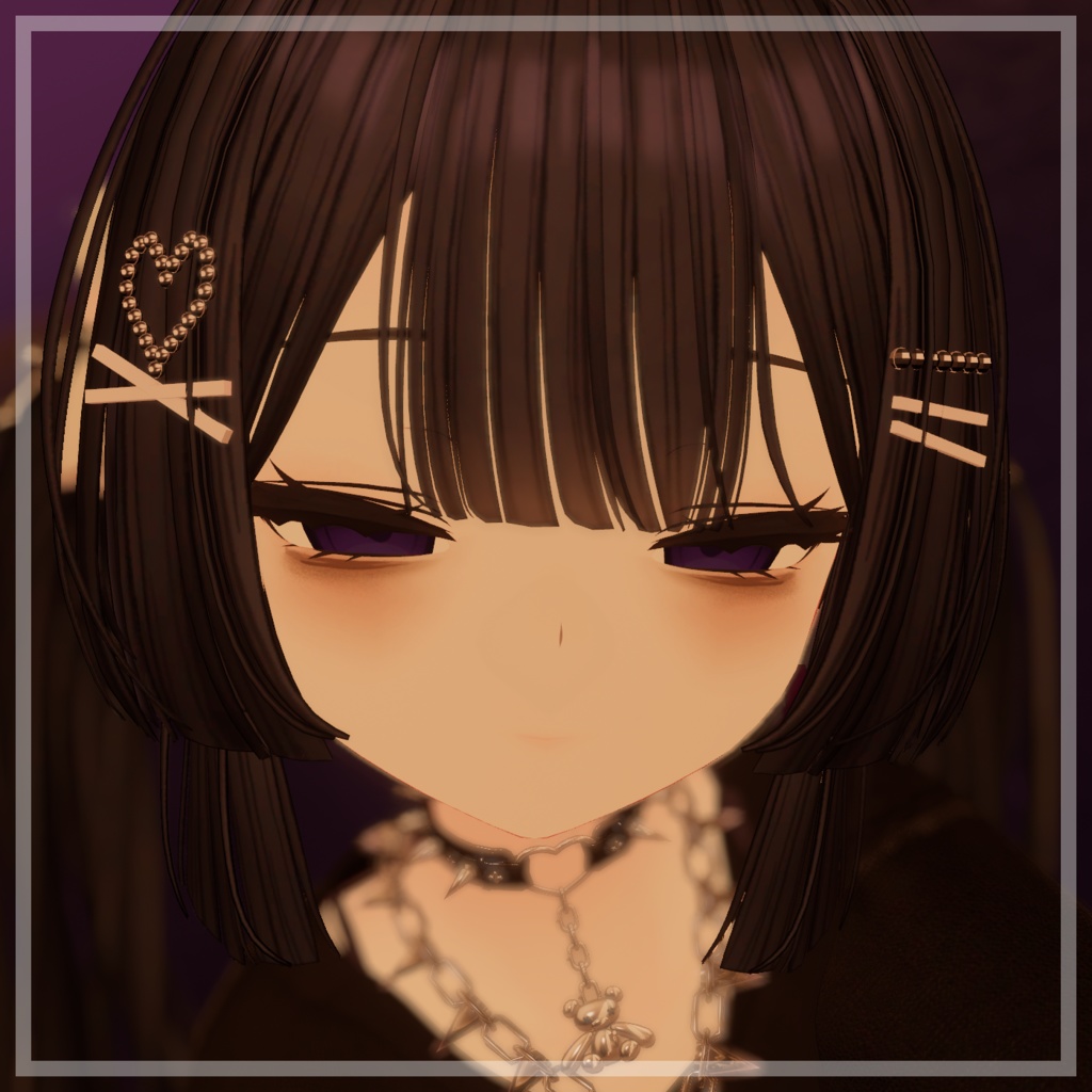 【Free】ルルネ専用 病みメイク 顔+eyeテクスチャ