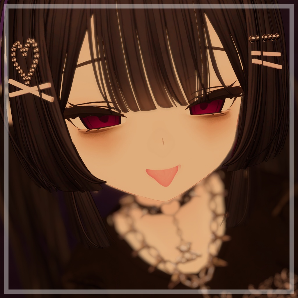 【Free】ルルネ専用 病みメイク 顔+eyeテクスチャ