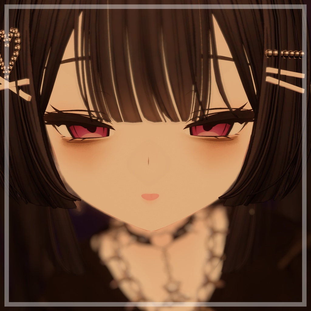 【Free】ルルネ専用 病みメイク 顔+eyeテクスチャ