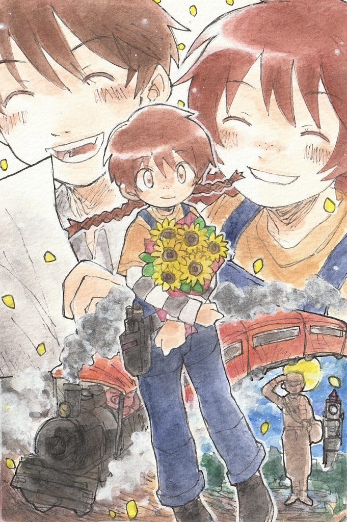 【原画】ポストカードサイズ原画①