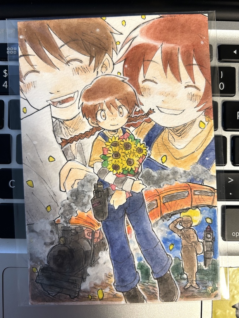 【原画】ポストカードサイズ原画①