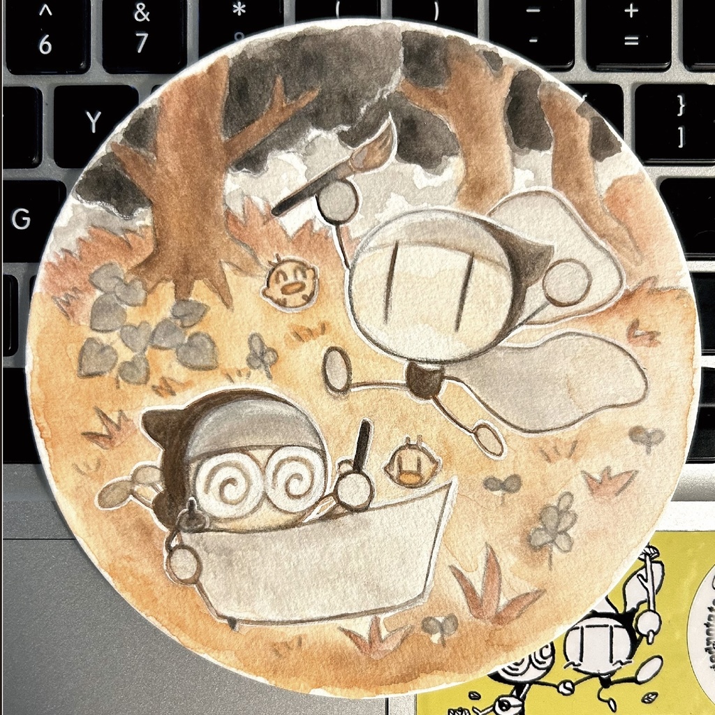 【原画】おにまるとさじくん