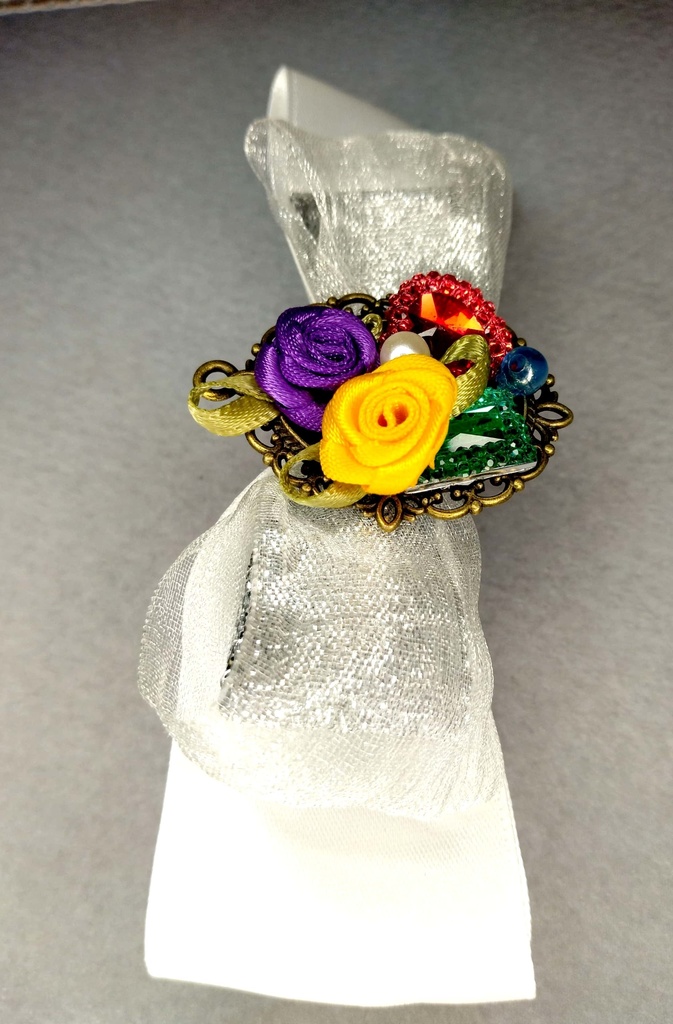 イメージリボンバレッタ《白銀の美術館》