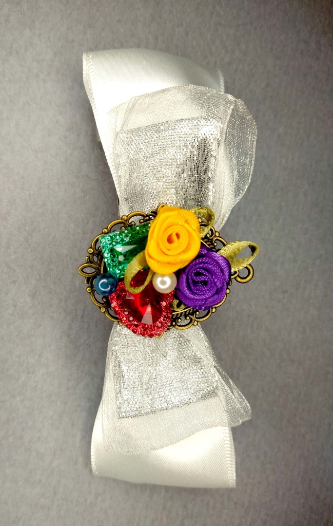 イメージリボンバレッタ《白銀の美術館》