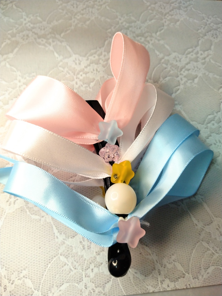 イメージリボンバナナクリップ《思いやりを忘れずに》