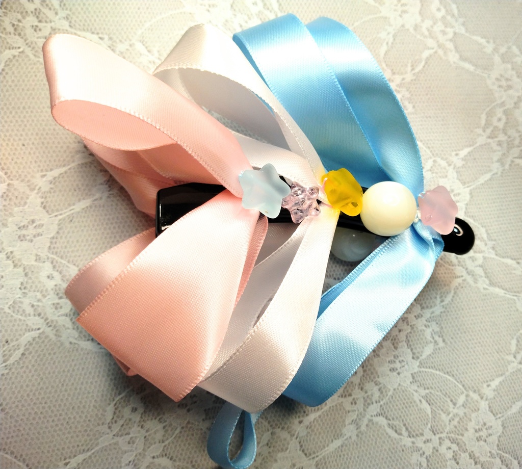 イメージリボンバナナクリップ《思いやりを忘れずに》