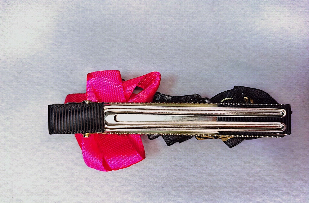 リボンヘアクリップ《幾千年の恋物語》