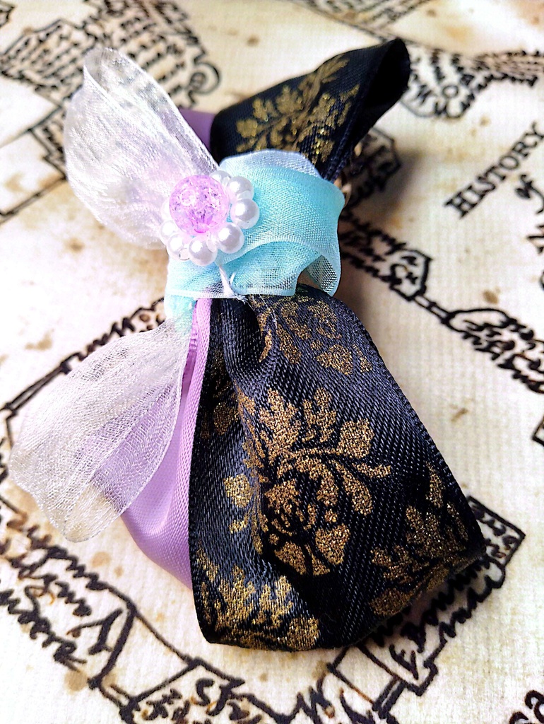 イメージリボンバレッタ《紐解く鈴声》