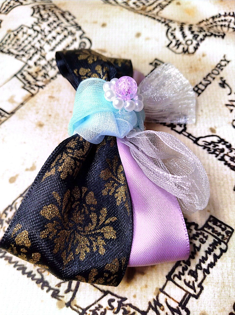 イメージリボンバレッタ《紐解く鈴声》