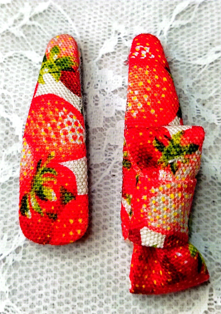 【2点セット】リボンパッチン留め《春めく収穫祭》