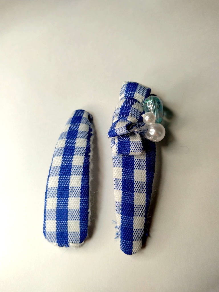 【2個セット】リボンパッチン留め《純粋な乙女心》