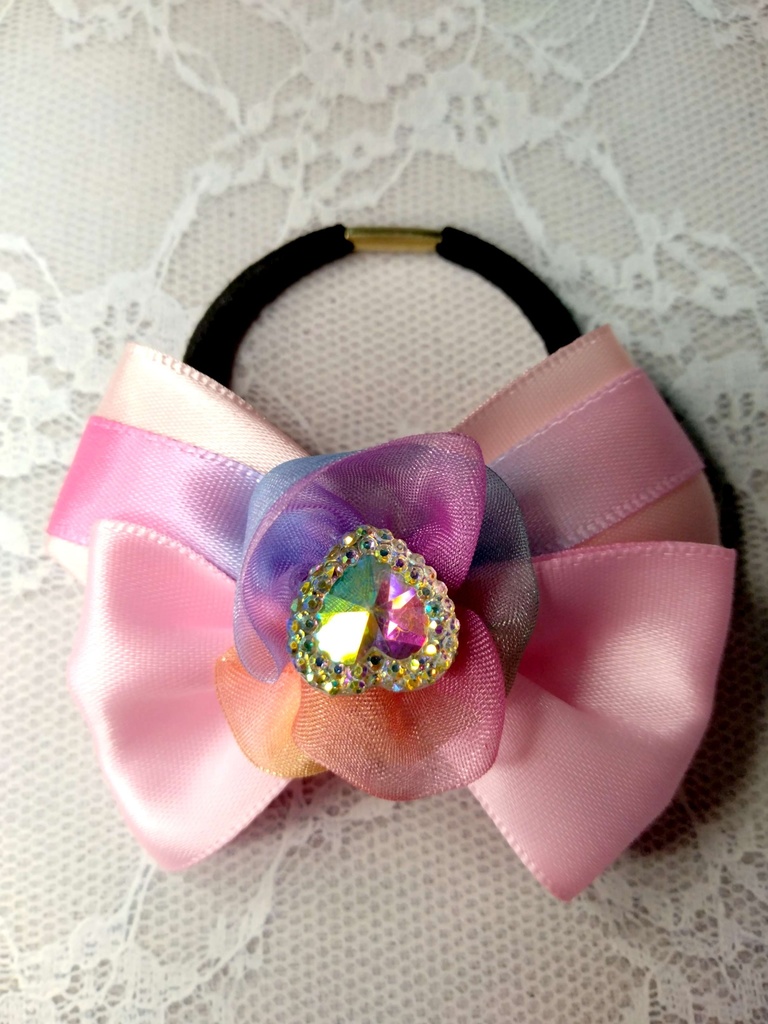 リボンヘアゴム《とびきりの愛》