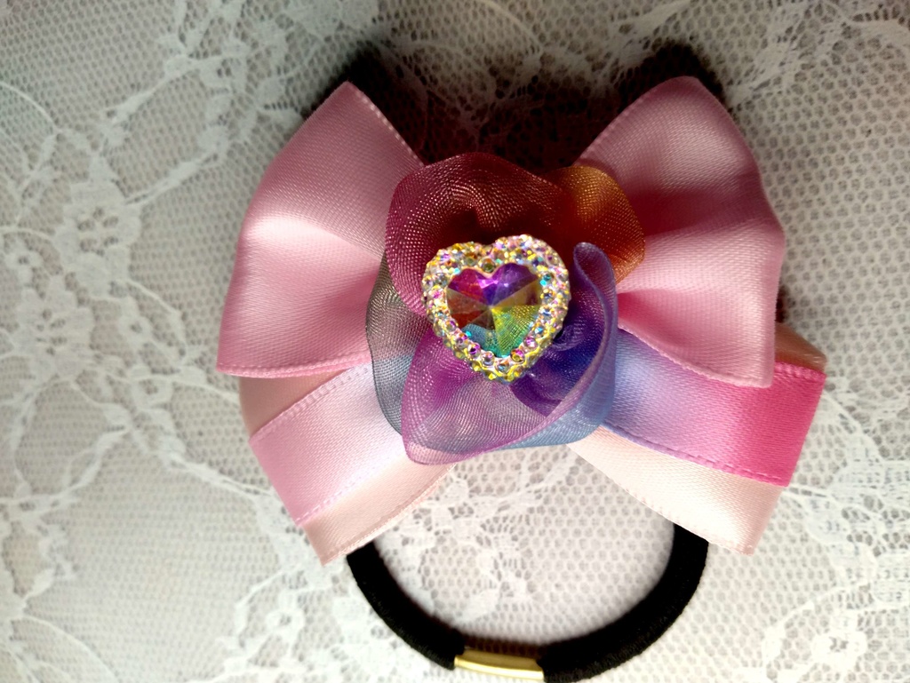 リボンヘアゴム《とびきりの愛》