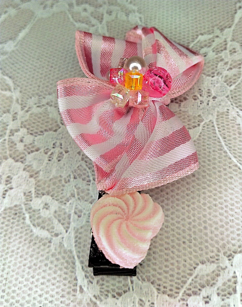 リボンヘアクリップ《ときめく条件》