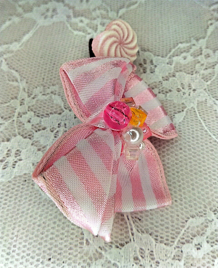 リボンヘアクリップ《ときめく条件》