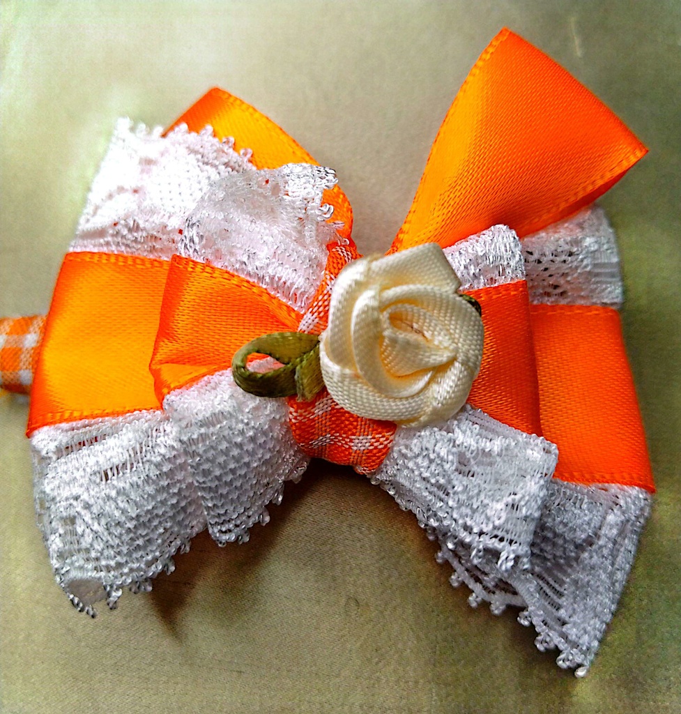 リボンパッチン留め《陽だまり日和》