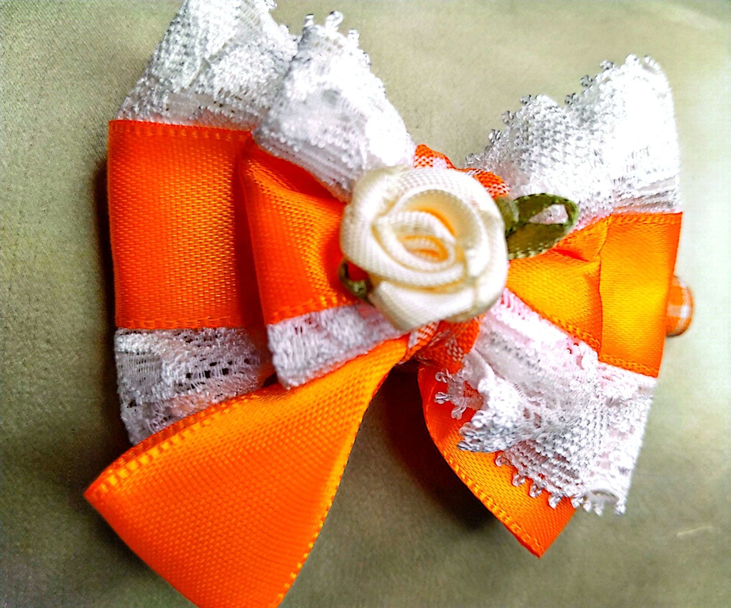 リボンパッチン留め《陽だまり日和》