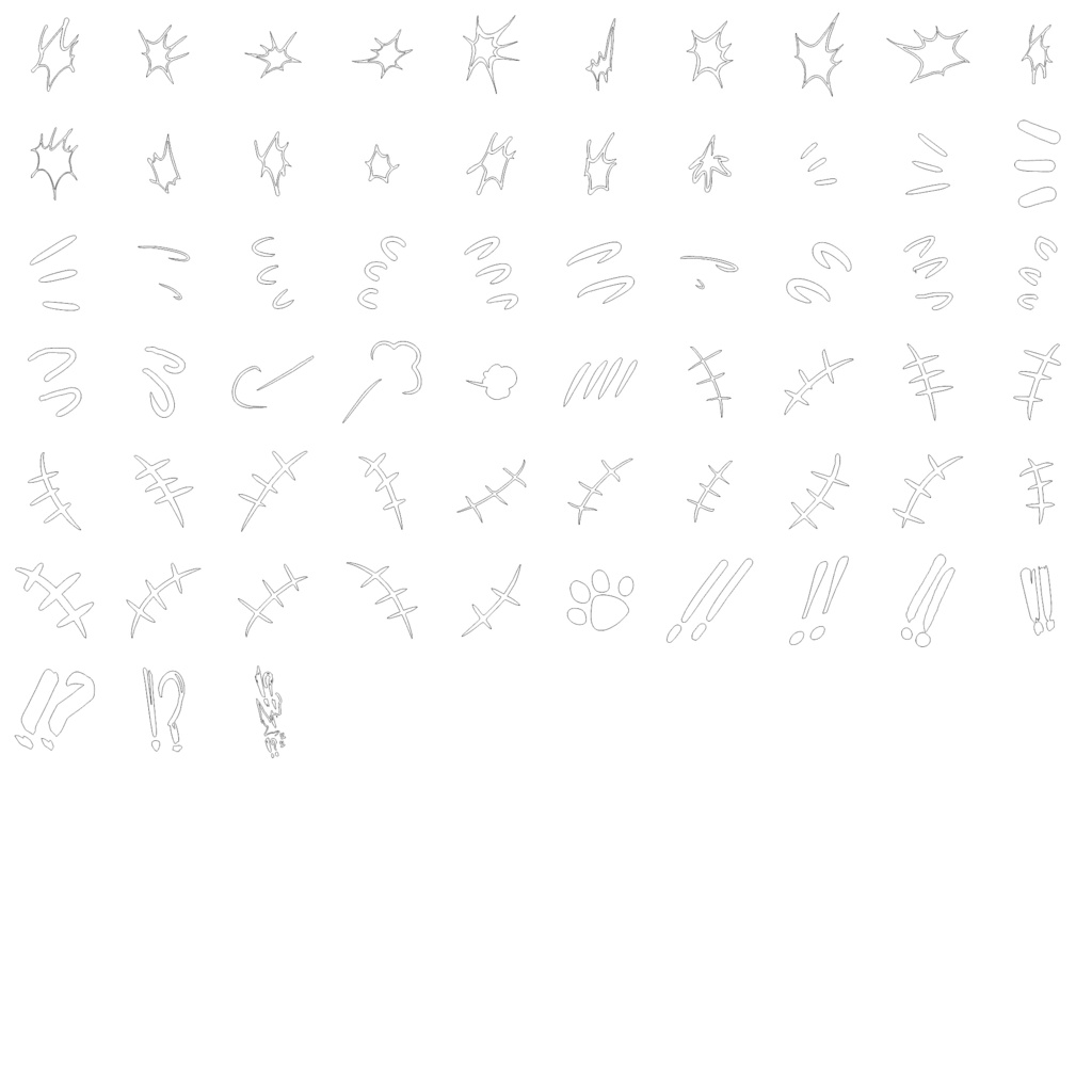 Collection of Erotic Sound Effects (Onomatopoeia) over 3,500 items! 英語版エッチ漫画用オノマトペ集 3500種類以上!