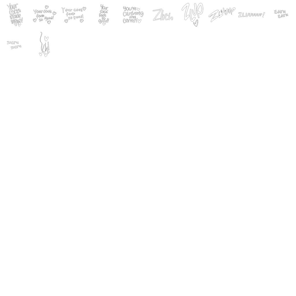 Collection of Erotic Sound Effects (Onomatopoeia) over 3,500 items! 英語版エッチ漫画用オノマトペ集 3500種類以上!