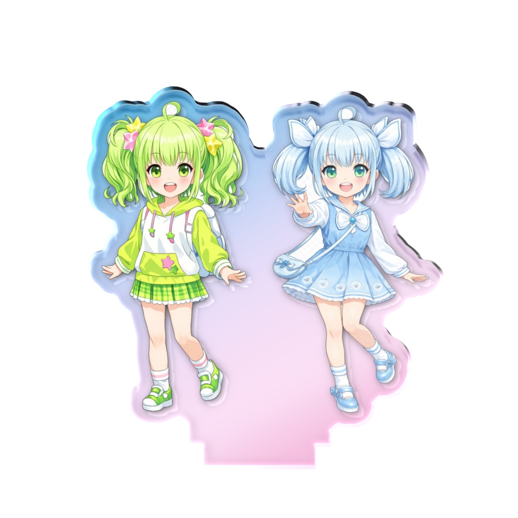 伊織と葵のオーロラアクスタ