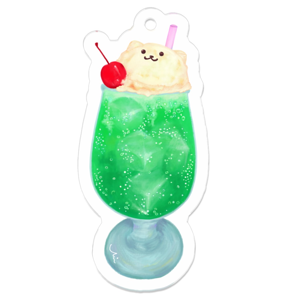 めろんくりーむそーだ アクキー
