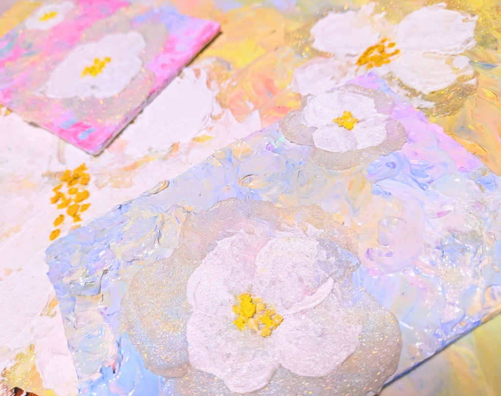 フジ　様　「flower」きいろ　原画