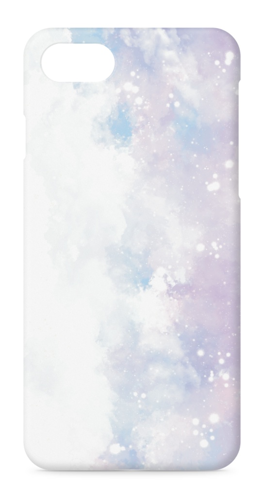 薄ら紫な空 iPhoneケース