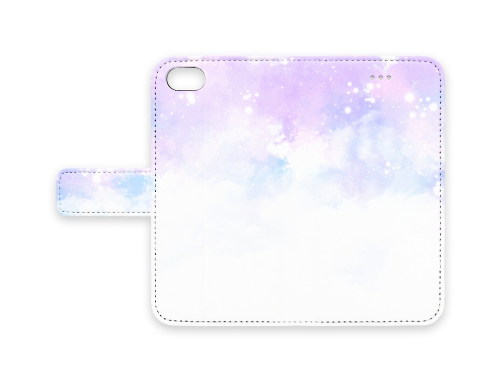 薄ら紫な空 iPhoneケース