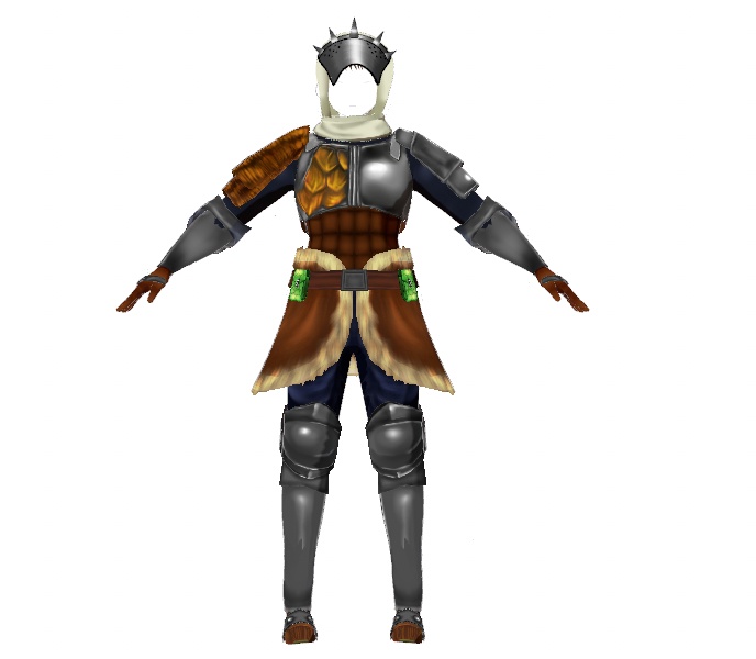 【VRoid用衣装】狩人のコスプレ