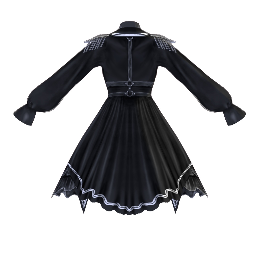 ゴシックワンピ(黒)