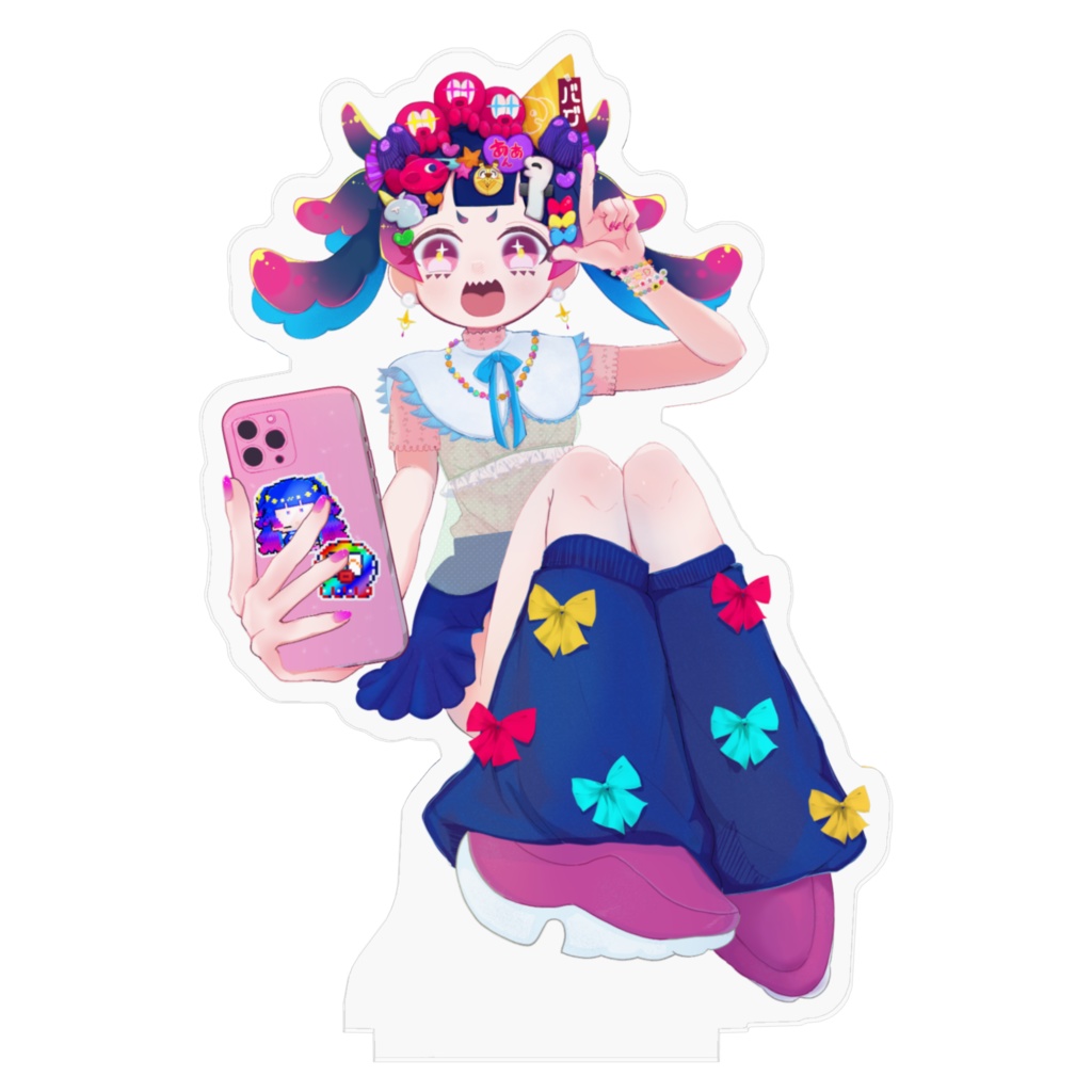 【雨灯てとら】アクリルスタンド/アクリルフィギュア:0.5周年ver.