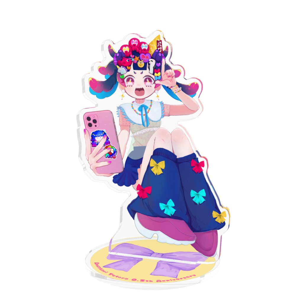 【雨灯てとら】アクリルスタンド/アクリルフィギュア:0.5周年ver.