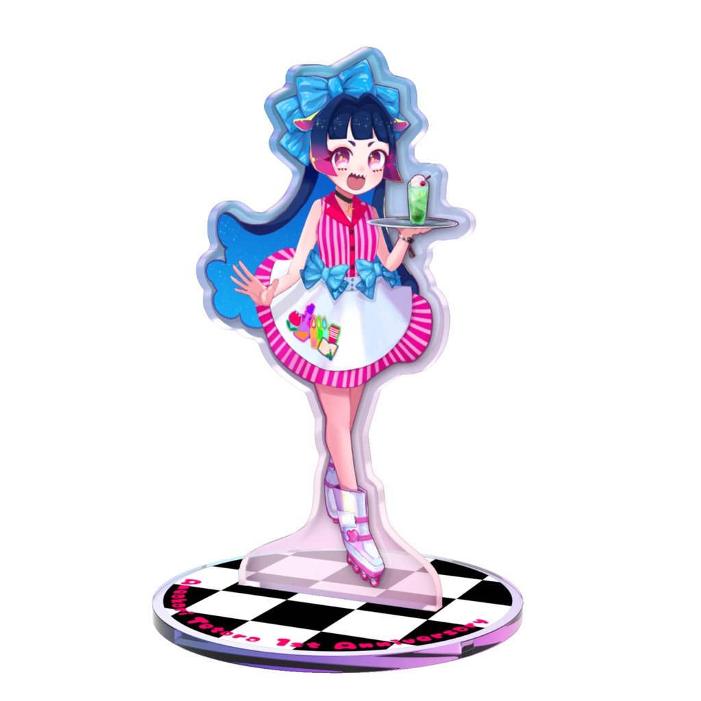 【雨灯てとら】きらきら!! オーロラアクリルスタンド：1周年ver.