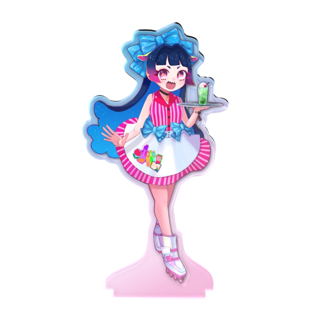 【雨灯てとら】きらきら!! オーロラアクリルスタンド:1周年ver.