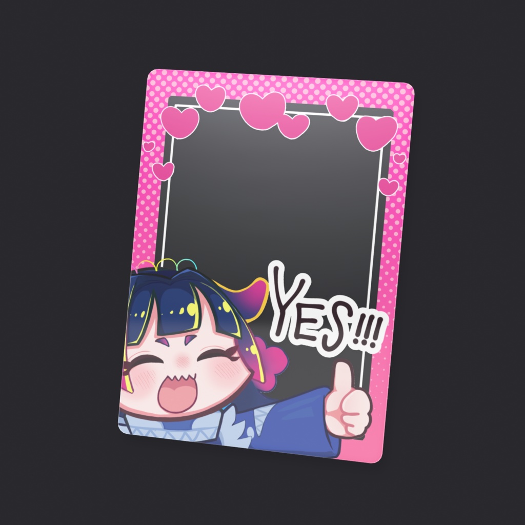 【雨灯てとら】YES♡NO クリアカード:トレカ(63 × 88mm)