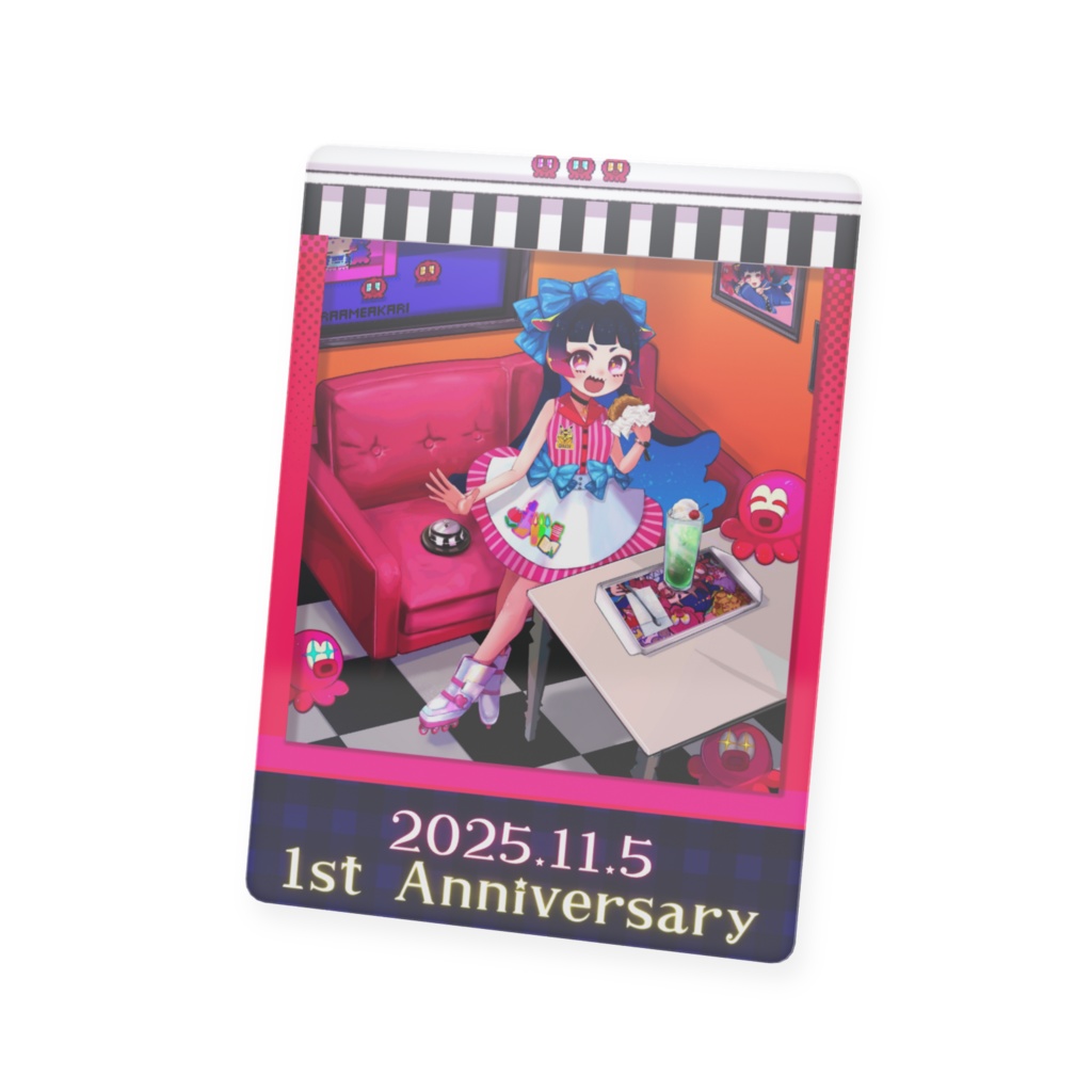 【雨灯てとら】トレーディングカード:1周年ver.