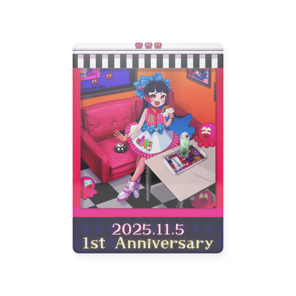 【雨灯てとら】トレーディングカード：1周年ver.