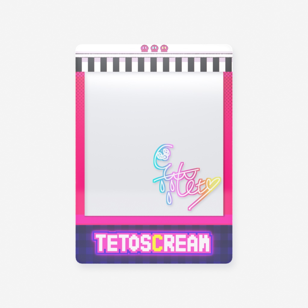 【雨灯てとら】サイン入りクリアカード:トレカ(63 × 88mm)