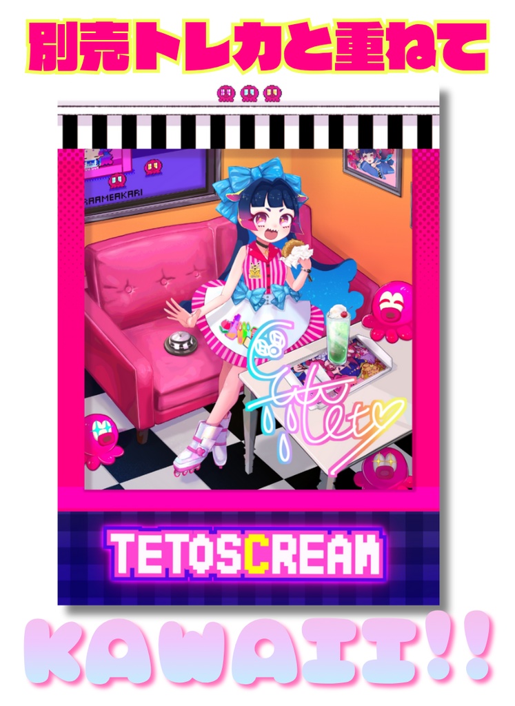 【雨灯てとら】サイン入りクリアカード:トレカ(63 × 88mm)