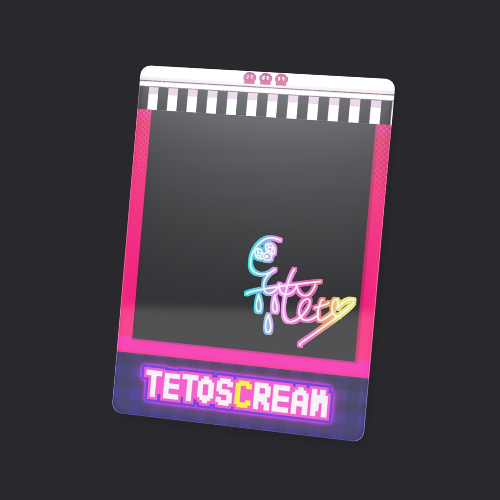 【雨灯てとら】サイン入りクリアカード:トレカ(63 × 88mm)