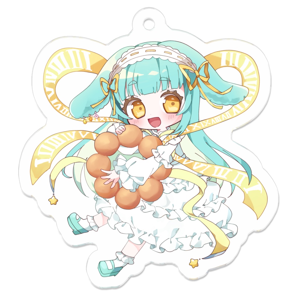 【八烏ぐる】ぐるがぎゅっ!アクリルキーホルダーA(ドーナツ)